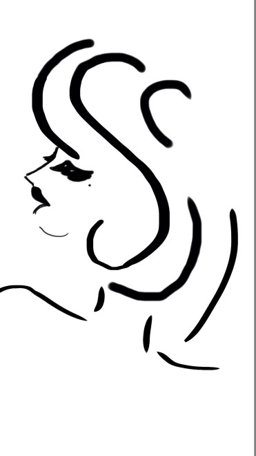 Studie einer Frau - Rückansicht