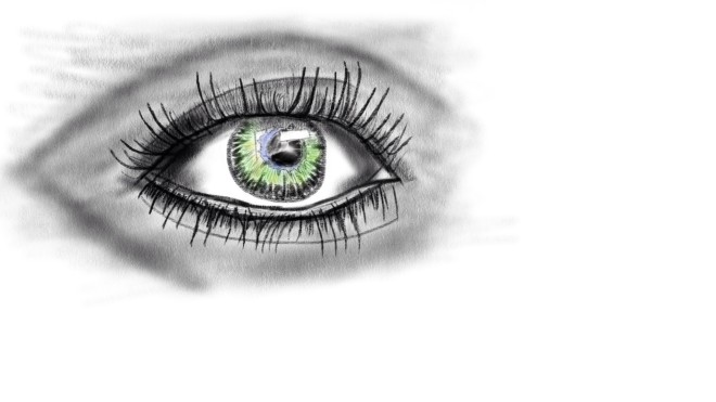 fertige Studie - das Auge